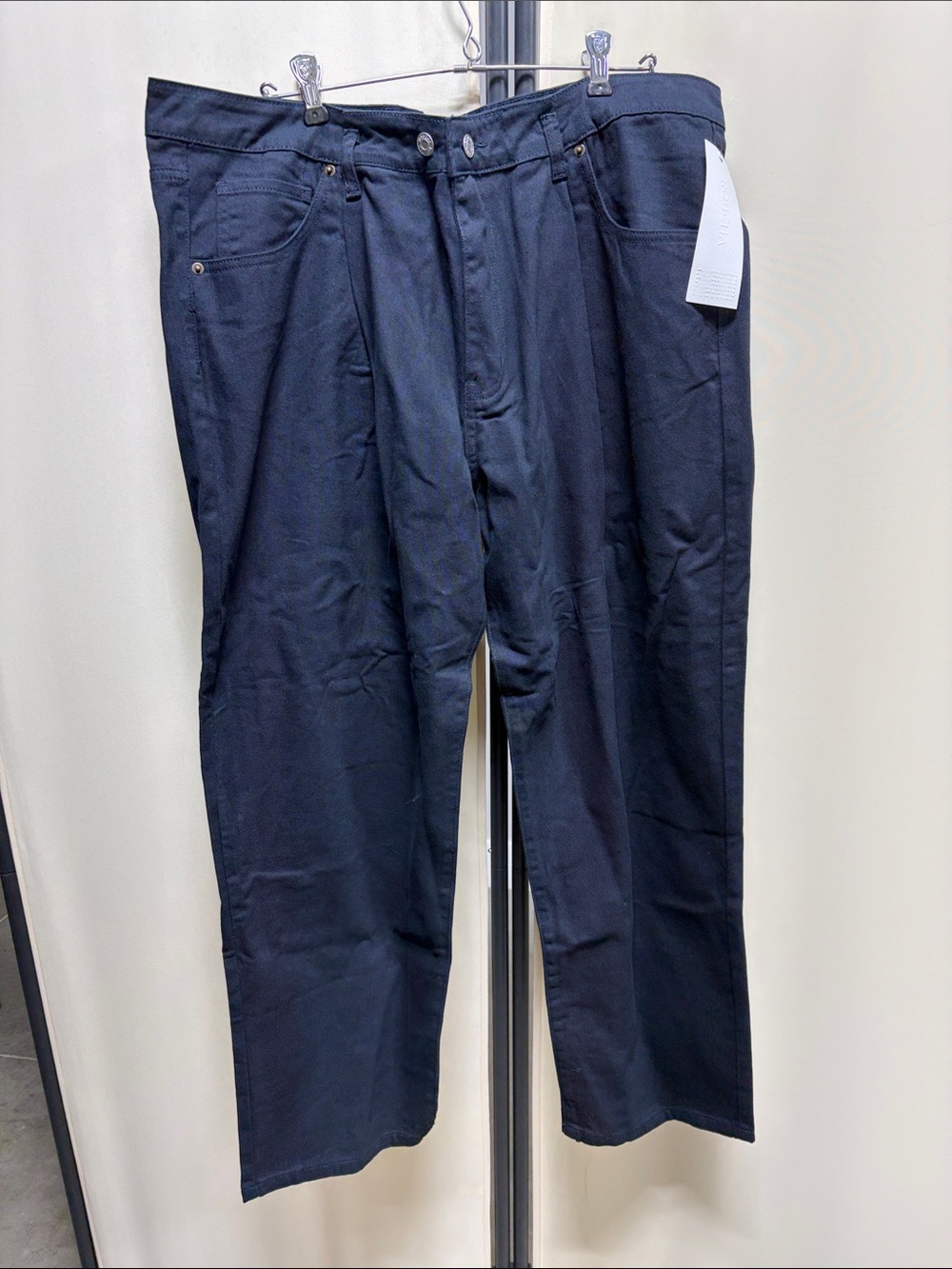Classic Navy Straight-Leg Trousers for Women